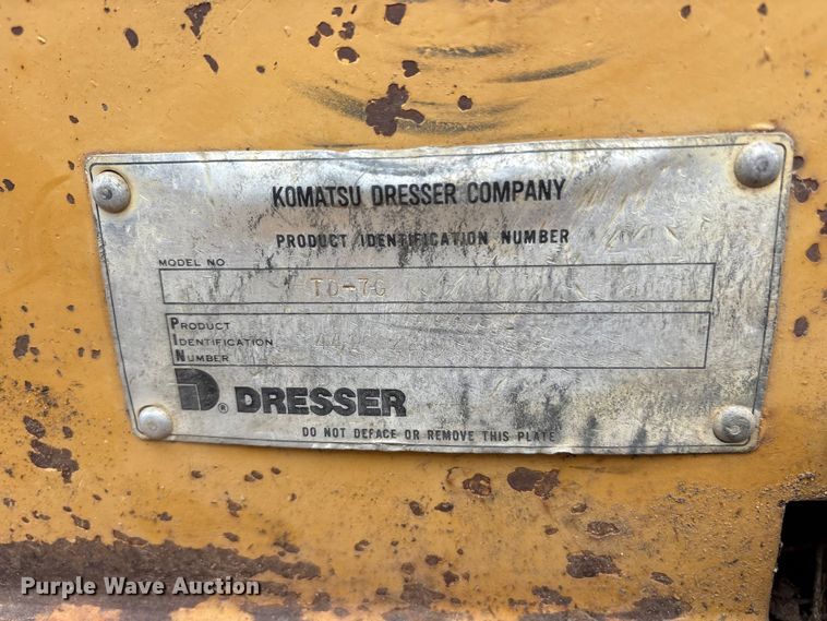 image for item ET7118 1992 Dresser TD-7G/ST dozer