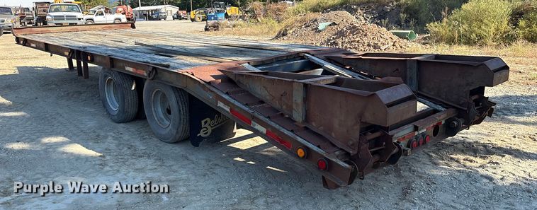 image for item ET7122 2003 Belshe DT-22 equipment trailer