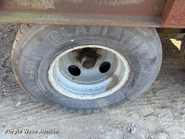 image for item ET7122 2003 Belshe DT-22 equipment trailer