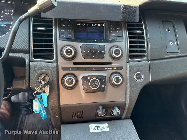 image for item ET7156 2014 Ford Taurus Police Interceptor 