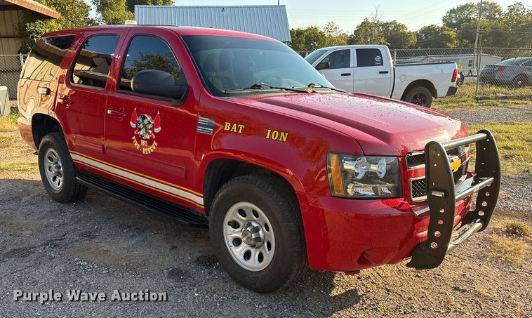 image for item ET7158 2012 Chevrolet Tahoe Police SUV