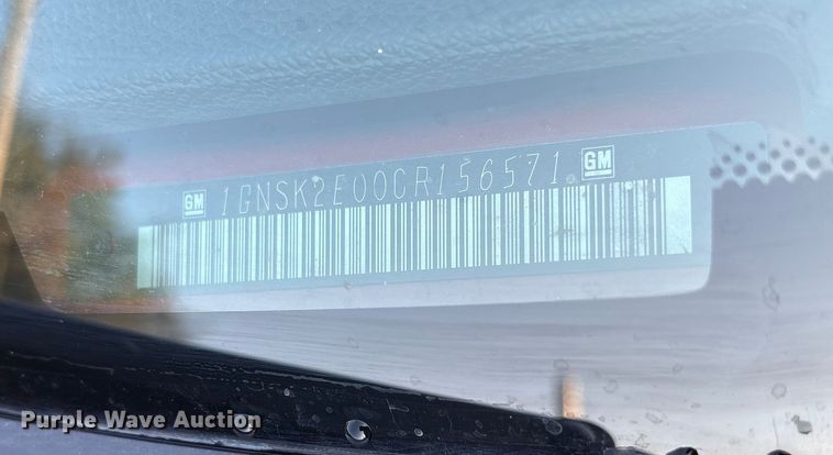 image for item ET7158 2012 Chevrolet Tahoe Police SUV