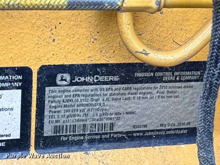 image for item ET7189 2010 John Deere 672G motor grader