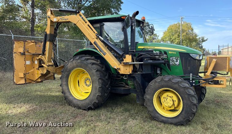 image for item ET7190 2017 John Deere 6105E MFWD tractor