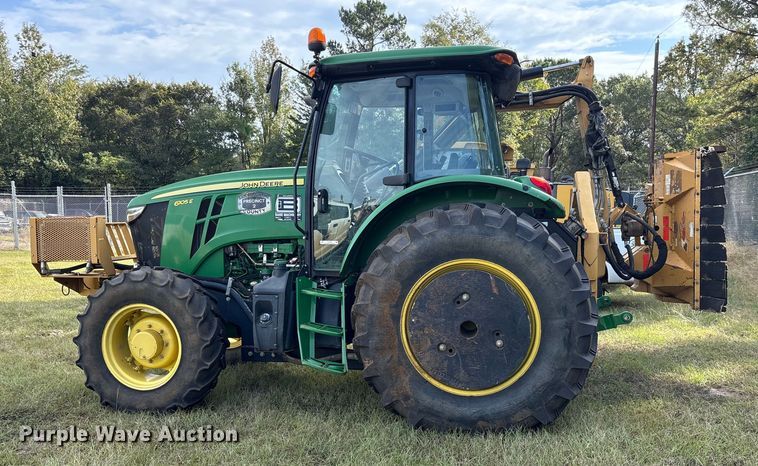 image for item ET7190 2017 John Deere 6105E MFWD tractor