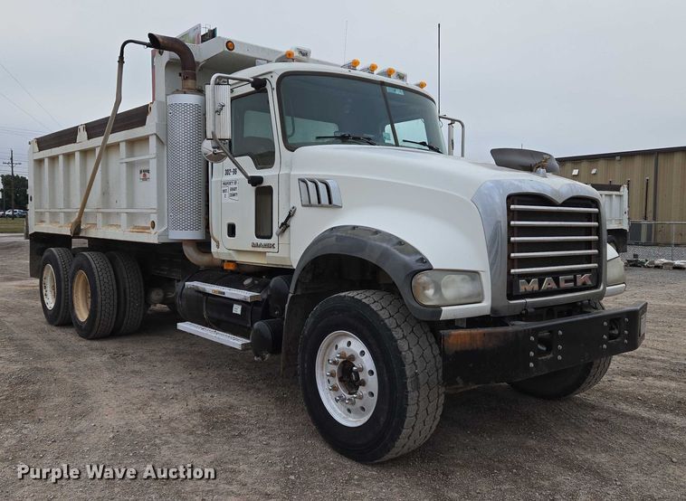 image for item EU3866 2009 Mack Granite dump truck