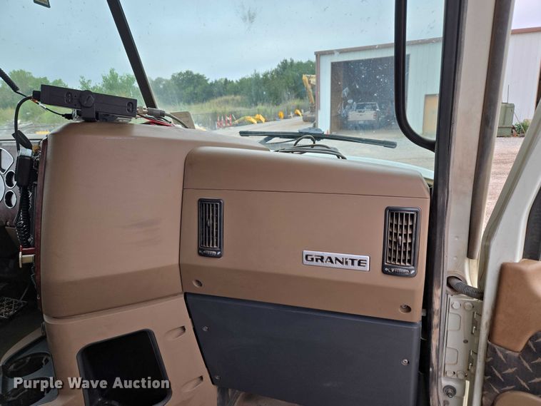 image for item EU3866 2009 Mack Granite dump truck