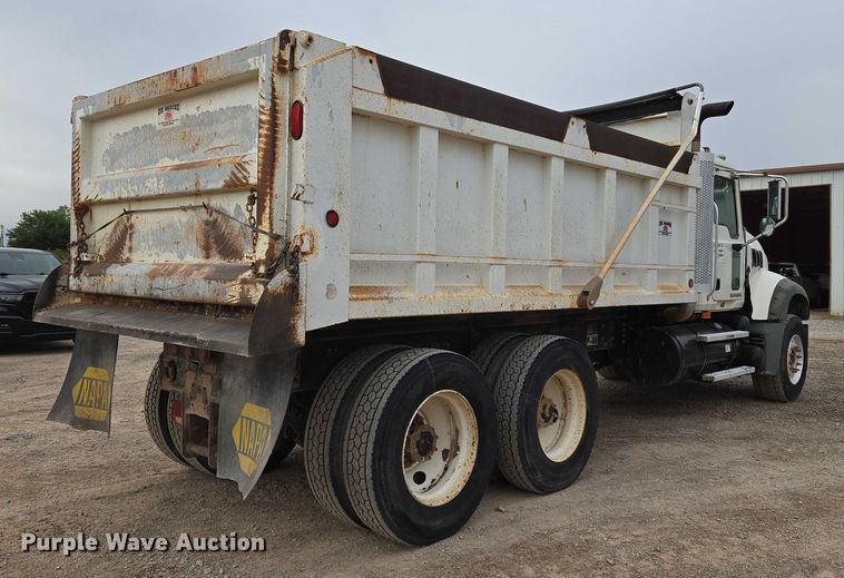 image for item EU3867 2009 Mack Granite dump truck