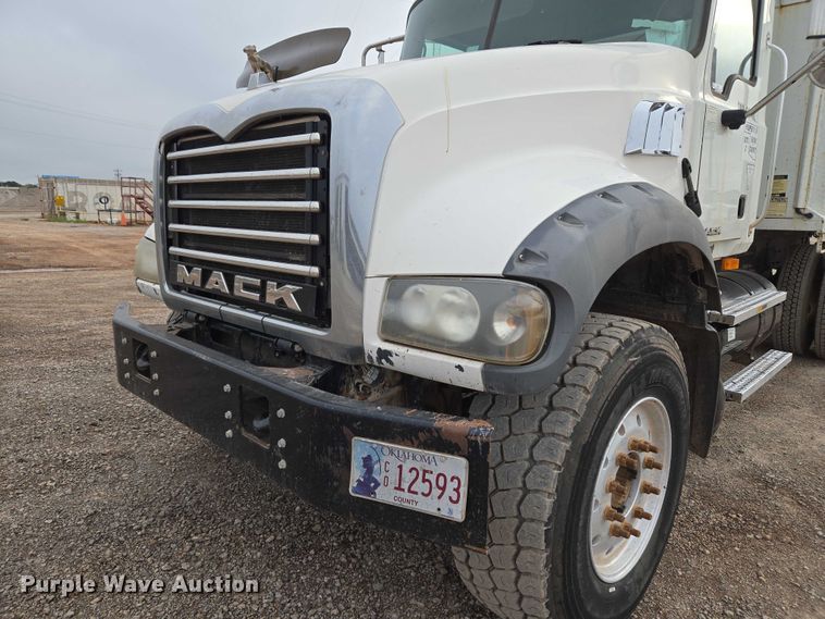 image for item EU3867 2009 Mack Granite dump truck