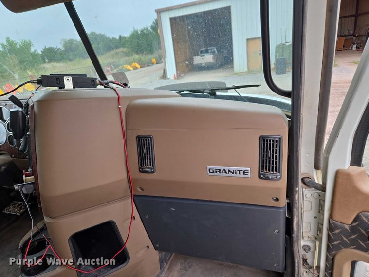 image for item EU3867 2009 Mack Granite dump truck