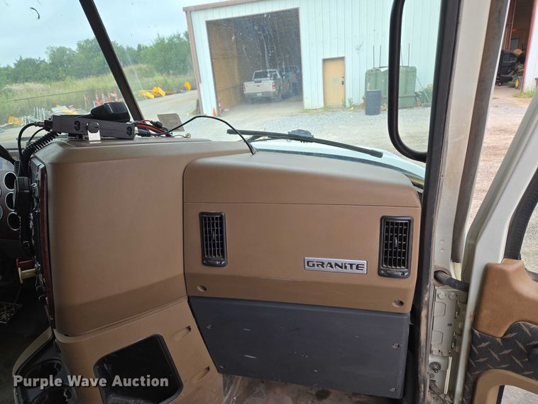 image for item EU3868 2009 Mack Granite dump truck