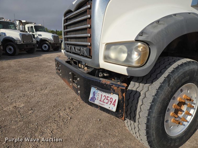 image for item EU3869 2009 Mack Granite dump truck