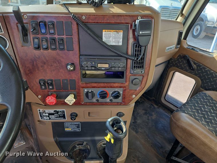 image for item EU3869 2009 Mack Granite dump truck