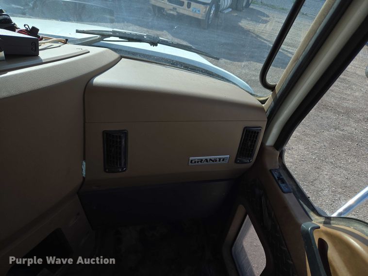 image for item EU3869 2009 Mack Granite dump truck