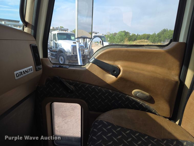 image for item EU3869 2009 Mack Granite dump truck