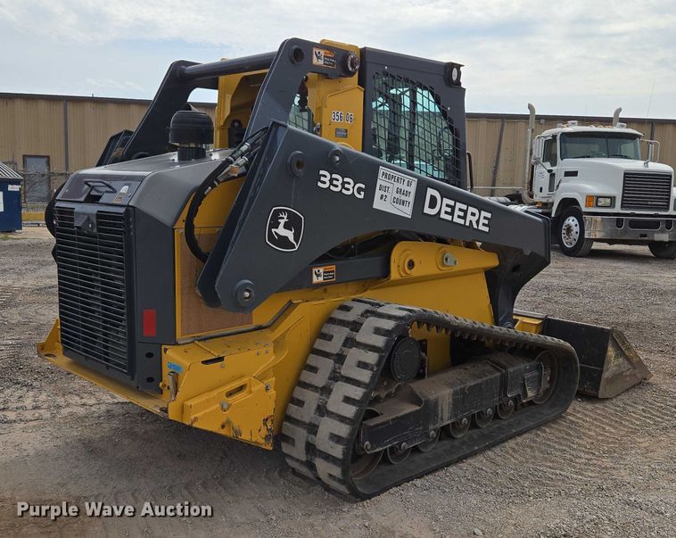 MINI CARGADOR SOBRE ORUGAS 2018 JOHN DEERE 333G