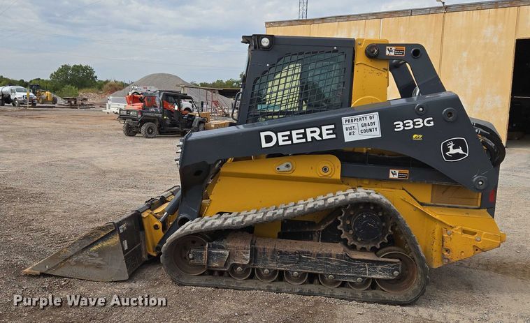image for item EU3875 2018 John Deere 333G tracked skid steer loader