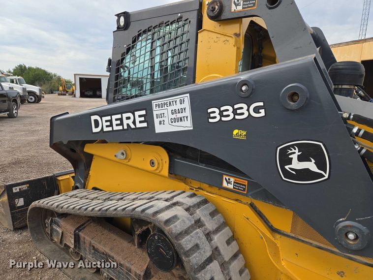 image for item EU3875 2018 John Deere 333G tracked skid steer loader