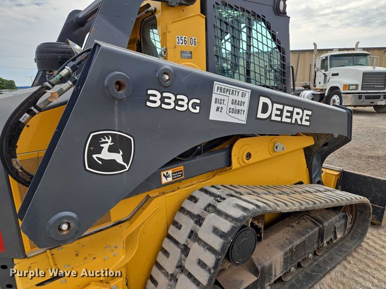 image for item EU3875 2018 John Deere 333G tracked skid steer loader