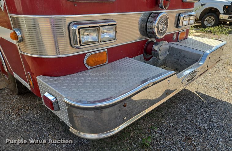 image for item EU3879 1986 Pierce Arrow pumper fire truck