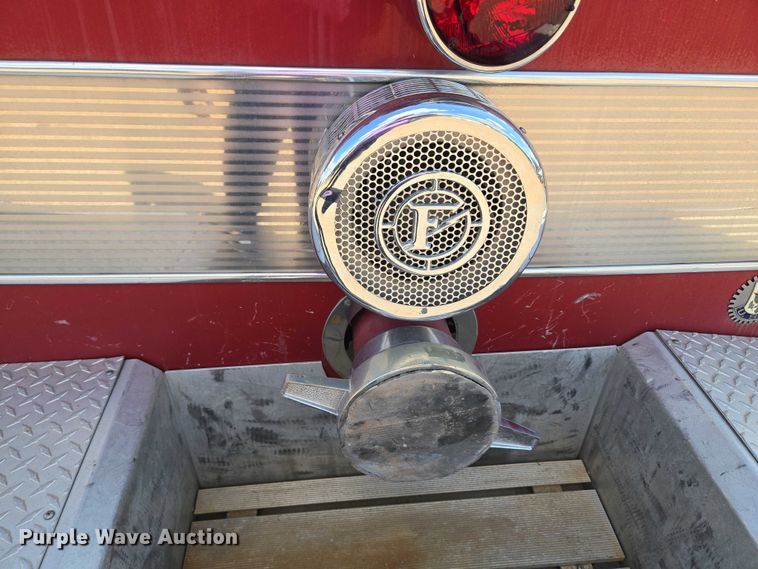 image for item EU3879 1986 Pierce Arrow pumper fire truck