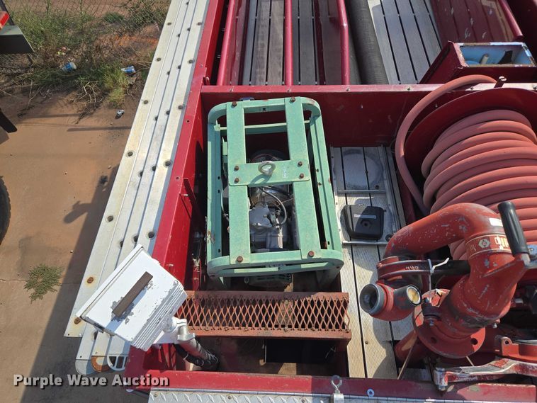 image for item EU3879 1986 Pierce Arrow pumper fire truck