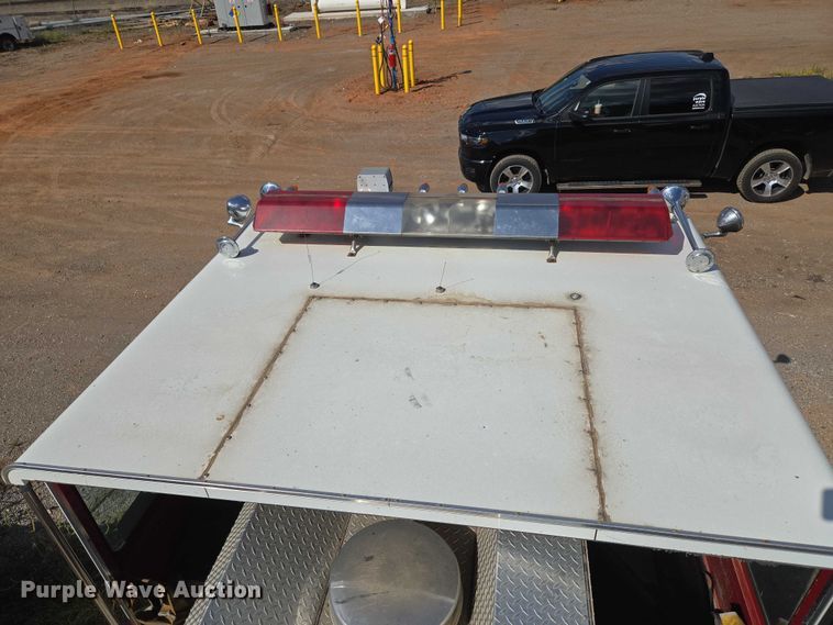 image for item EU3879 1986 Pierce Arrow pumper fire truck