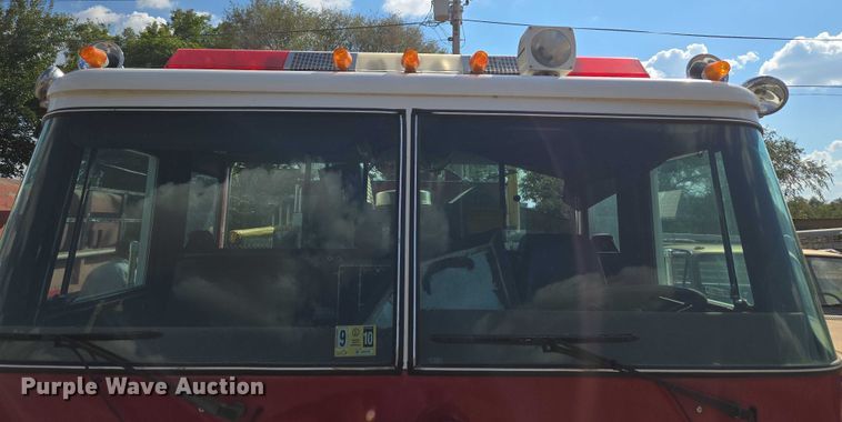 image for item EU3879 1986 Pierce Arrow pumper fire truck