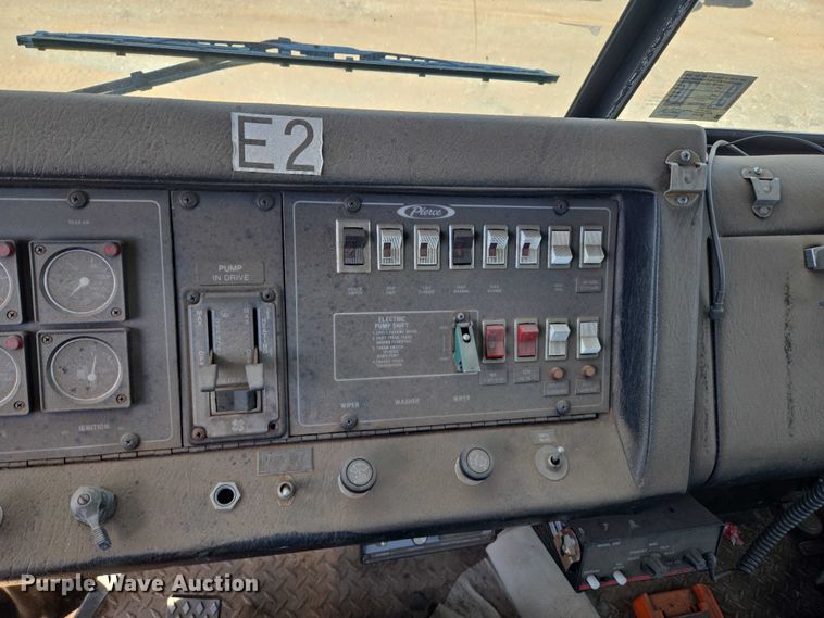 image for item EU3879 1986 Pierce Arrow pumper fire truck