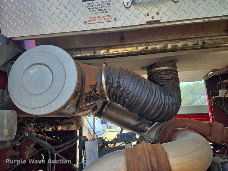 image for item EU3879 1986 Pierce Arrow pumper fire truck