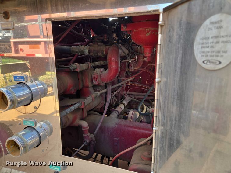 image for item EU3879 1986 Pierce Arrow pumper fire truck