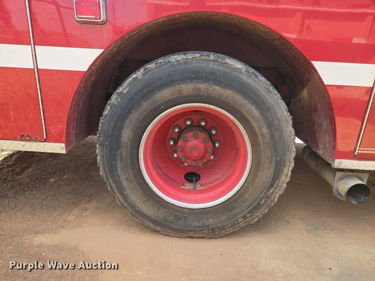 image for item EU3879 1986 Pierce Arrow pumper fire truck