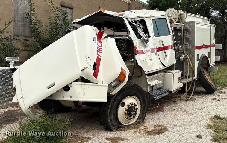 2002 International 4800 Pumper Fire Truck VIN: 1HTSEADN82H539978 Lot: 999312785