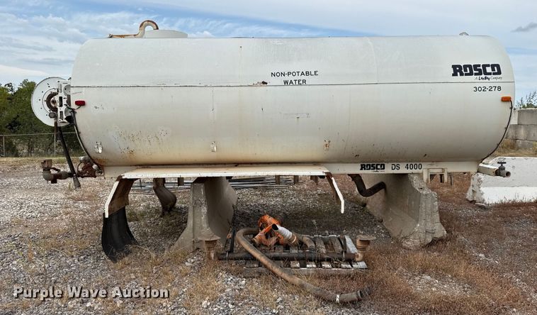 image for item EU5040 Rosco DS4000 water tank bed