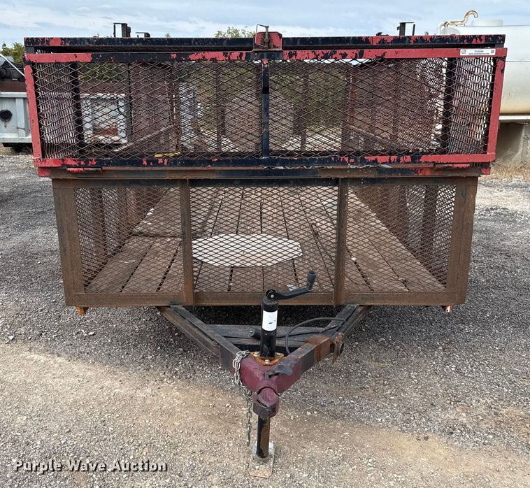 image for item EU5044 Shop built utility trailer