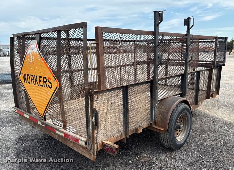 image for item EU5044 Shop built utility trailer