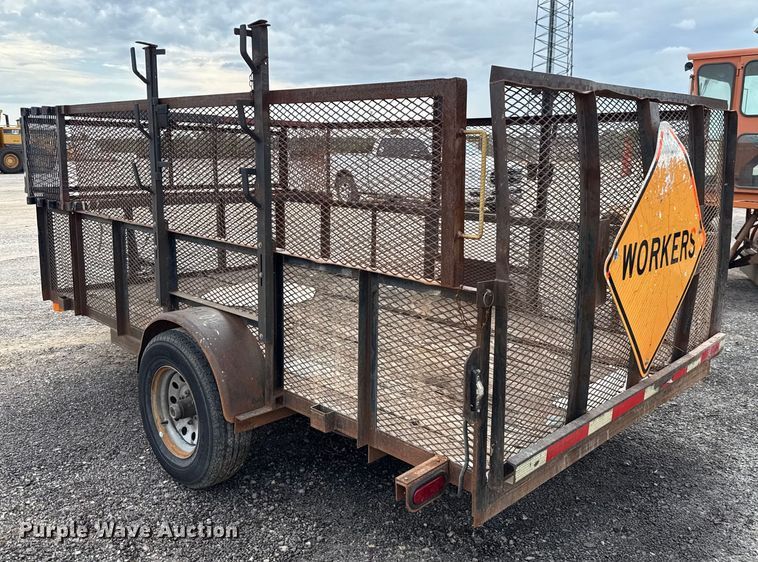 image for item EU5044 Shop built utility trailer