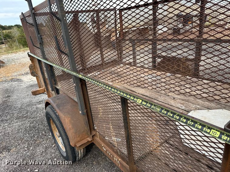 image for item EU5044 Shop built utility trailer