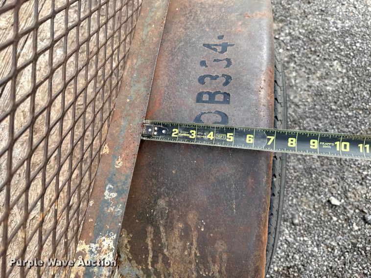 image for item EU5044 Shop built utility trailer