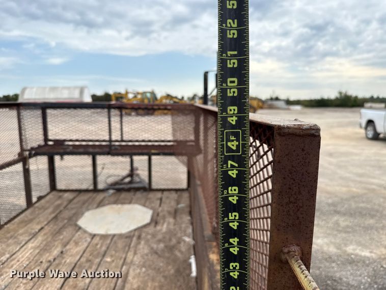 image for item EU5044 Shop built utility trailer