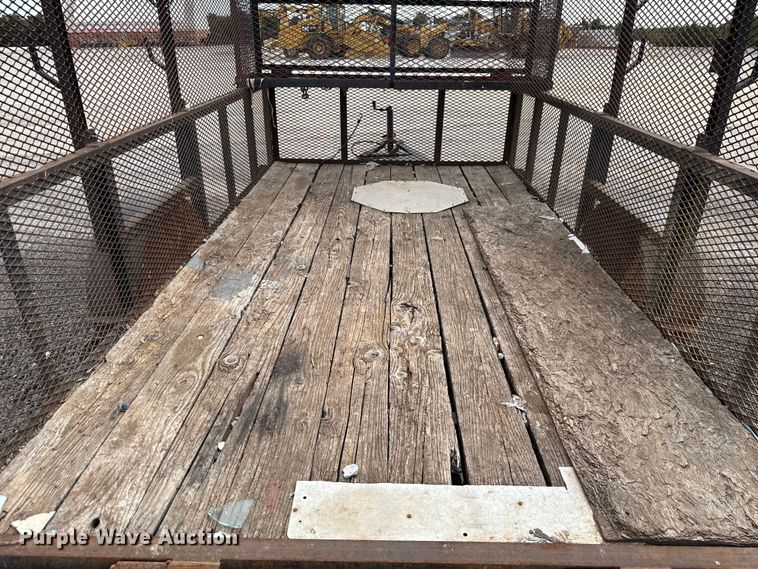 image for item EU5044 Shop built utility trailer