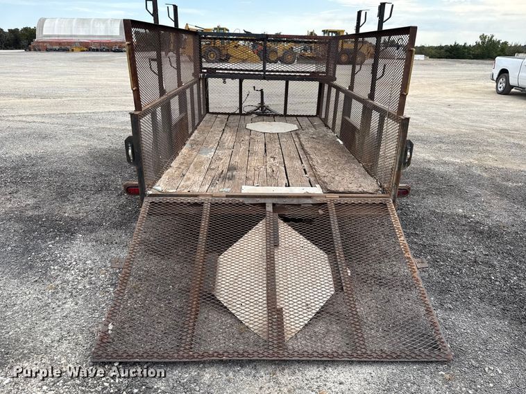 image for item EU5044 Shop built utility trailer