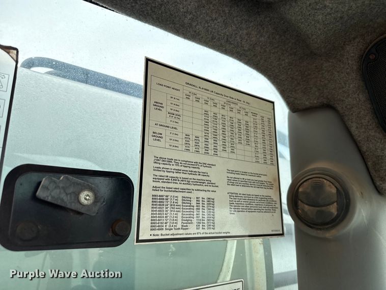 image for item EU5045 Gradall XL4100 III wheeled excavator