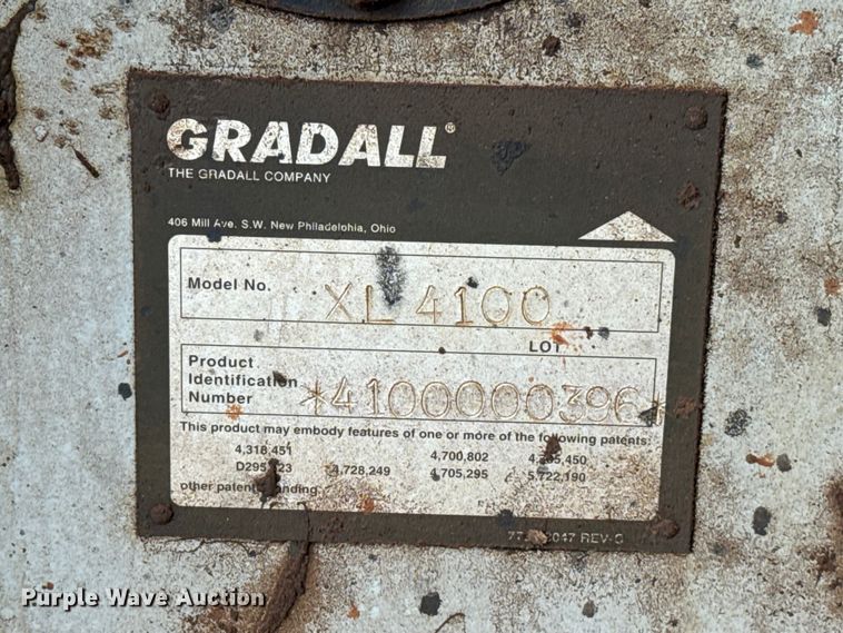 image for item EU5045 Gradall XL4100 III wheeled excavator