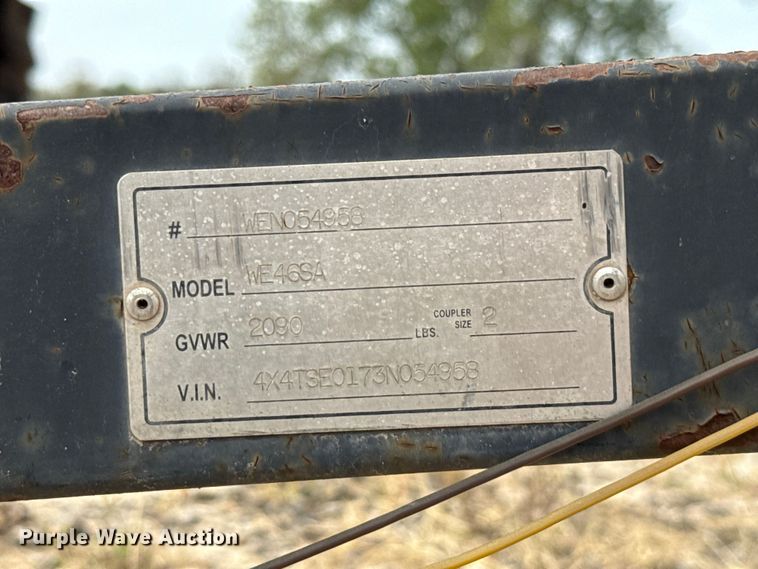 image for item EU5048 2003 Forest River Sierra Towables enclosed cargo trailer