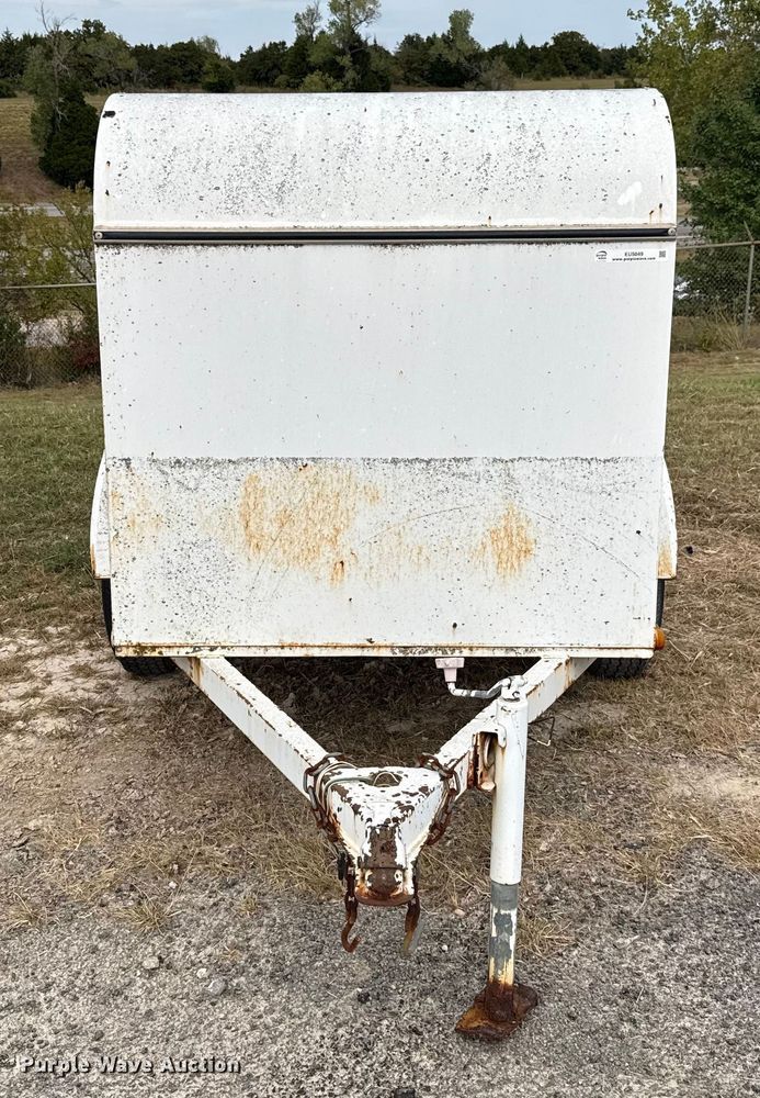 image for item EU5049 2003 Justin C Trailers enclosed cargo trailer