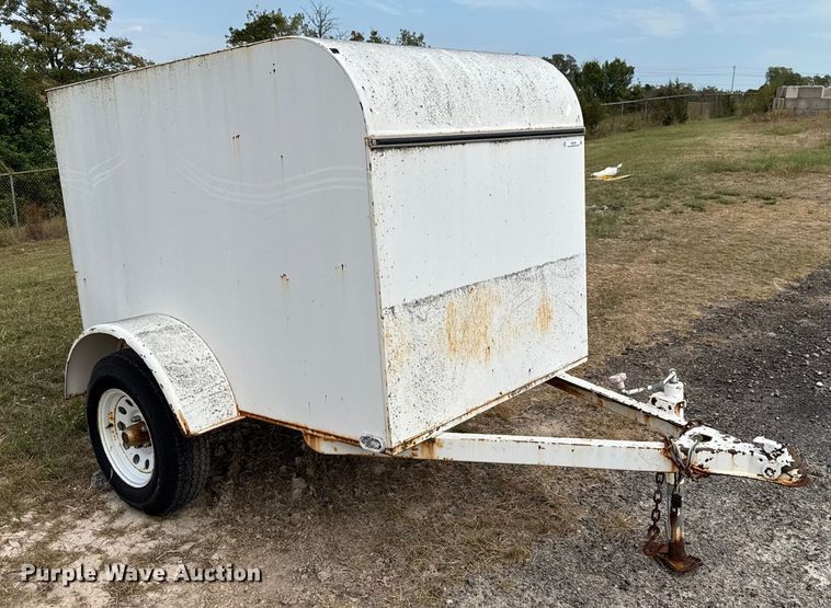 image for item EU5049 2003 Justin C Trailers enclosed cargo trailer