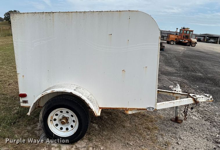 image for item EU5049 2003 Justin C Trailers enclosed cargo trailer