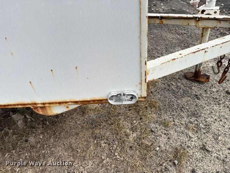 image for item EU5049 2003 Justin C Trailers enclosed cargo trailer