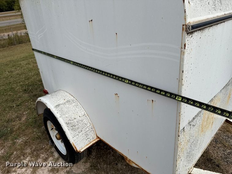 image for item EU5049 2003 Justin C Trailers enclosed cargo trailer